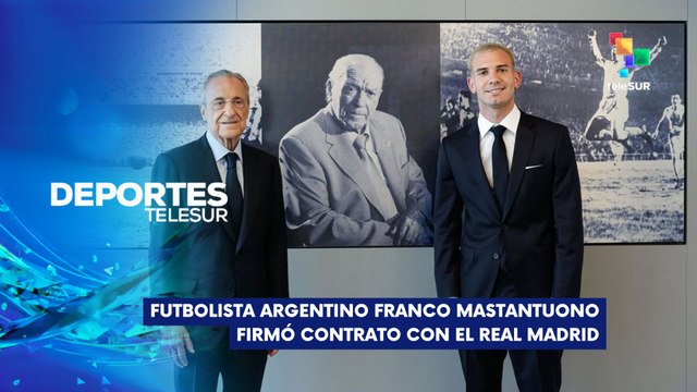 Franco Mastantuono nuevo jugador del Real Madrid DEPORTES TELESUR 14-08-2025