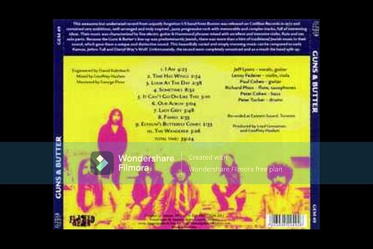 Guns & Butter – Guns & Butter ; Prog Rock Year: 1972