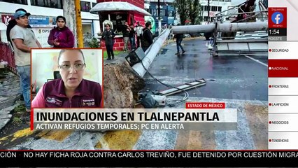 Tlalnepantla intensifica combate contra inundaciones tras fuertes lluvias