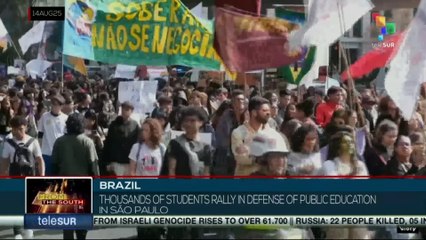 Brazil | Thousands of students rally in defense of public education in São Paulo