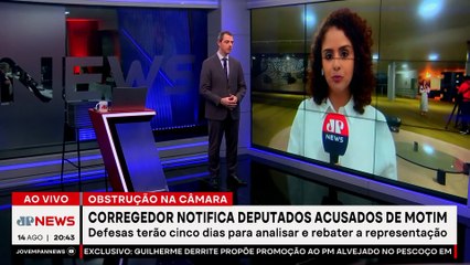 Corregedor da Câmara notifica deputados que participaram de motim