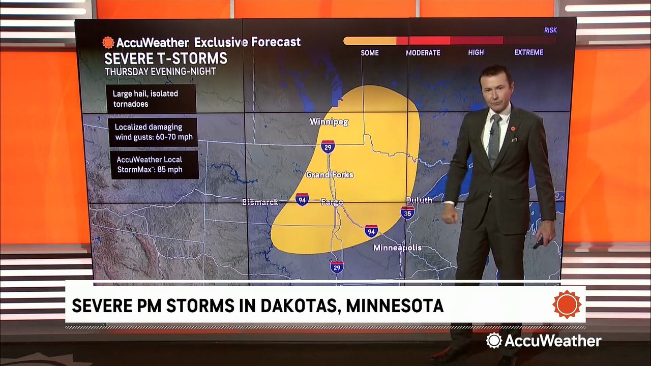 Severe storms return to the Upper Midwest