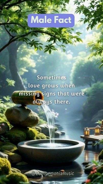 [Male Fact] Love grows when missing...