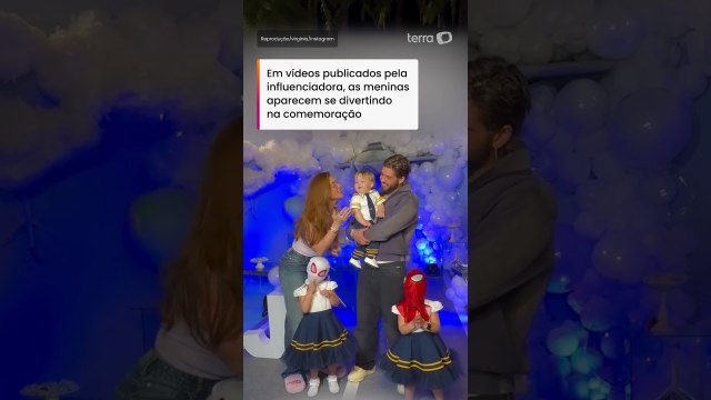 Filhas de Virginia e Zé Felipe brigam durante 'parabéns' de irmão caçula #shorts