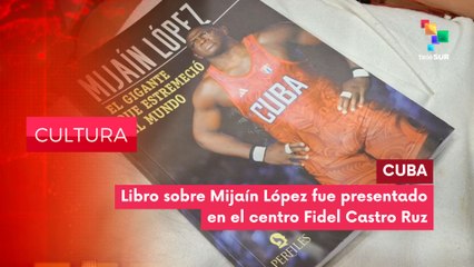 Libro sobre Mijaín López fue presentado en el centro Fidel Castro Ruz CULTURA EDICIÓN CENTRAL 14-08-2025