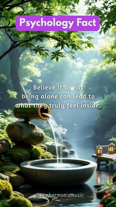 [Psychology Fact] Being alone can lead to...