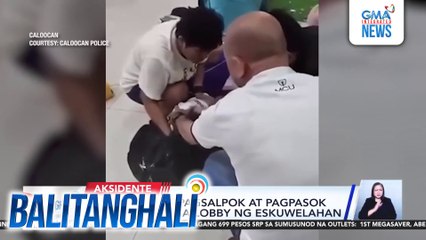 7, sugatan sa pagsalpok at pagpasok ng isang SUV sa lobby ng eskuwelahan | Balitanghali