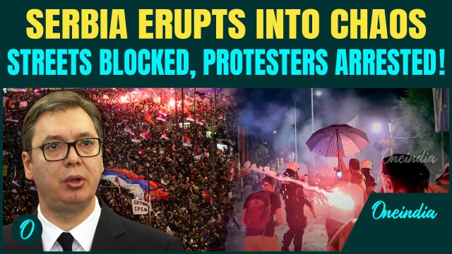 Belgrade BOILS! Mass PROTESTS in Serbia | Demands of Prez Vucic’s Resignation Amid Growing Unrest