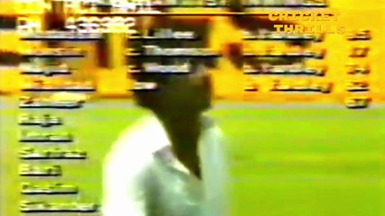 Javed Miandad 62 off 129 Balls 168 Mins 4 Fours vs Australia 3rd Test, Melbourne, First Innings December 11 - 15, 1981-82
