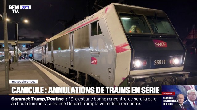 J'ai 1h30 d'attente pour le prochain train : la SNCF annule plusieurs trains à cause de la canicule