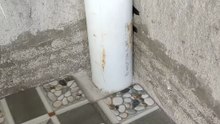 cut the ceramic circumference at the corner