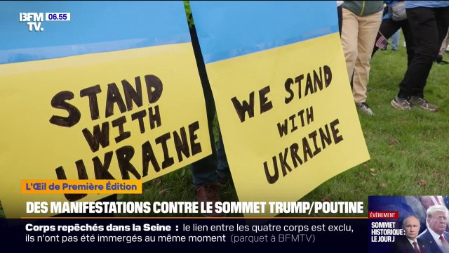 Sommet en Alaska: des manifestations contre la rencontre entre Donald Trump et Vladimir Poutine à Anchorage