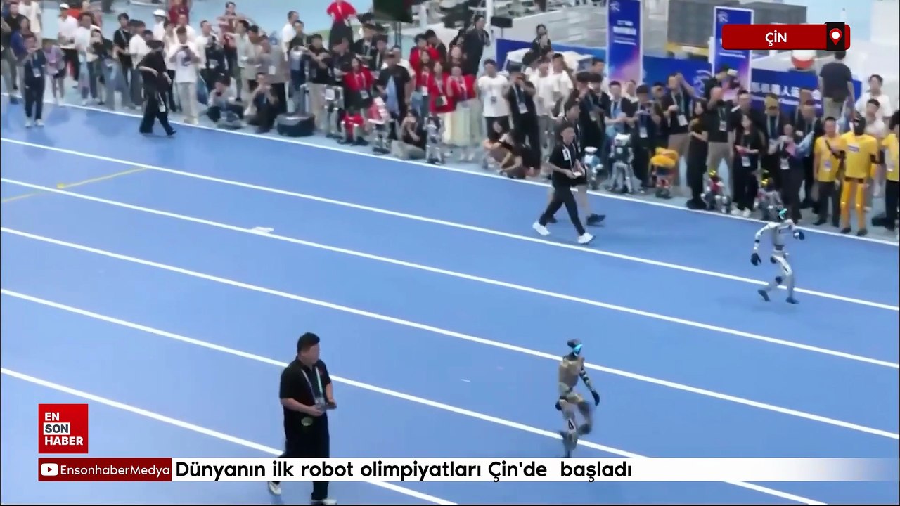Dünyanın ilk robot olimpiyatları Çin'de  başladı