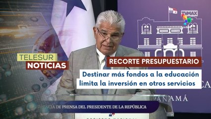 El Ministerio de Economía de Panamá recortó presupuesto destinado a la educación