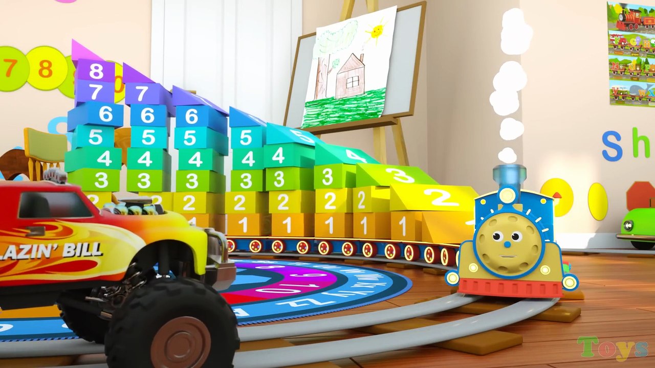 Learn Numbers with Max the Train & Bill the Monster Truck – TOYS (Numbers and Toys)