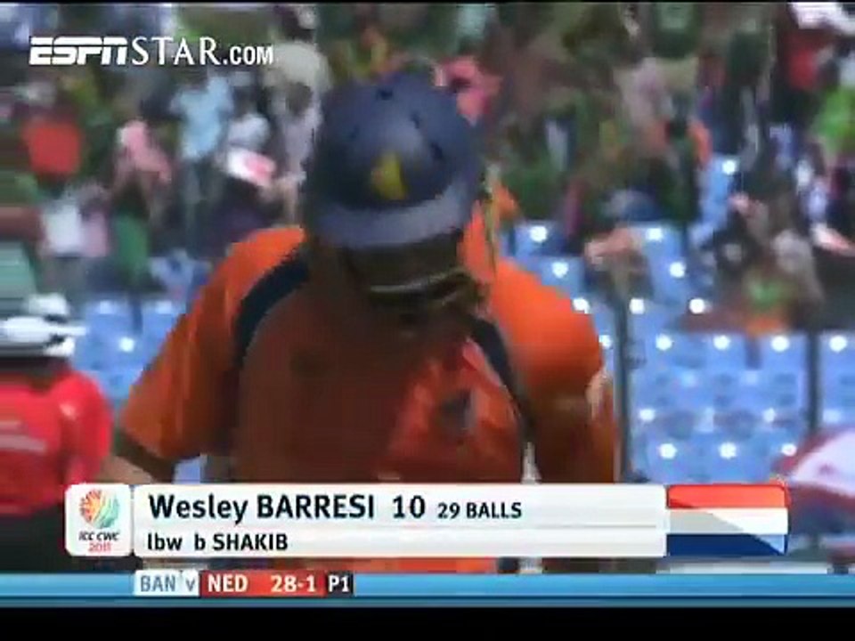 2011 CWC | Bangladesh vs Netherlands, 32nd Match, Group B at Chattogram