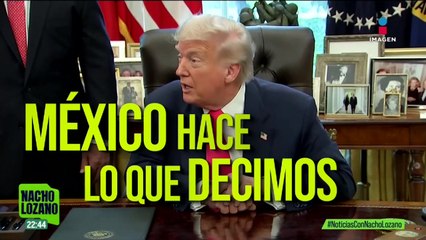 “México hace lo que le decimos que haga”. Trump hizo duros comentarios sobre el gobierno de México