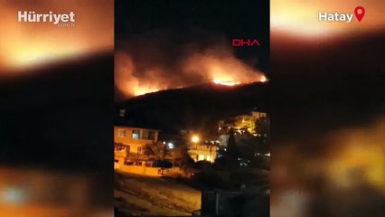 Mersin ve Hatay'da alevlerle mücadele