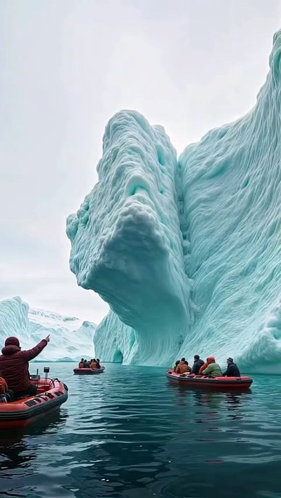 Close call in Antarctica