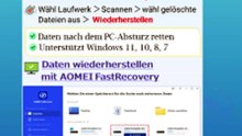 Beste Windows 11/10 Datenwiederherstellungssoftware – Dateien einfach retten!