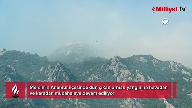 Mersin'in 2 ilçesinde orman yangını! 7 mahalle boşaltıldı