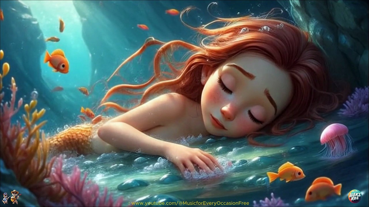Sleeping Mermaid Lullaby | Relaxing Bedtime Music for Kids