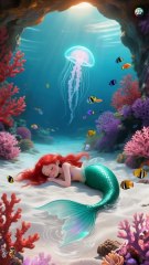Sleeping Mermaid Lullaby | Relaxing Bedtime Music for Kids Short video