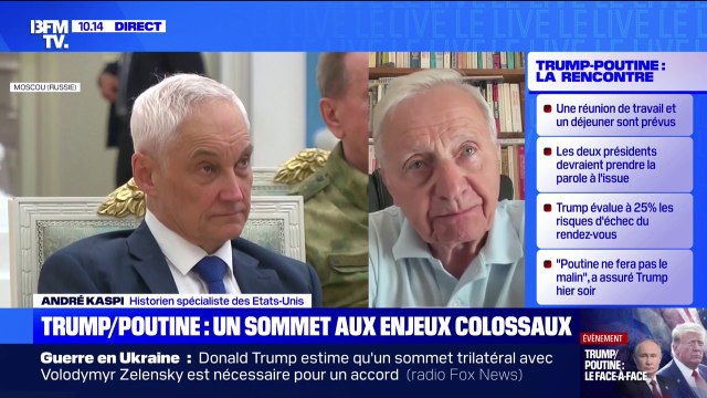 Rencontre entre Donald Trump et Vladimir Poutine: La guerre en Ukraine n'est pas le seul problème qui sépare la Russie des États-Unis , assure André Kaspi (historien)