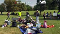 Homeless camps cleared in controversial policing push in Washington
