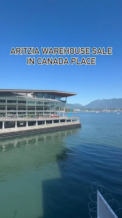ARITZIA warehouse sale in Vancouver Summer event for girls canada