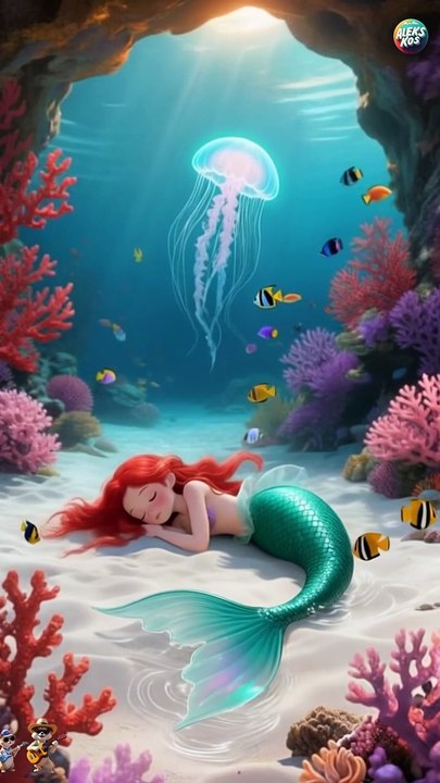 S🌙 Mermaid Lullaby for Children | Calming Ocean Bedtime Song | Sleep Music for Babies & Toddlers
