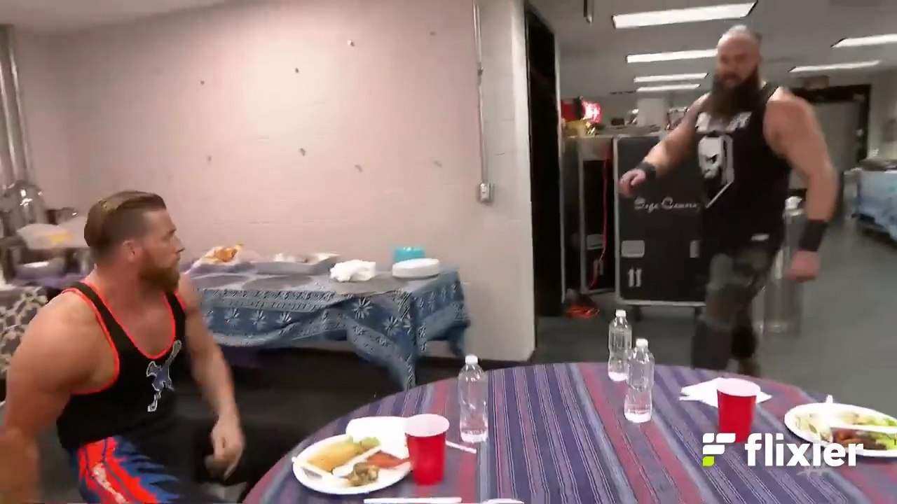 Braun Strowman destroys catering: On this day in 2018  براون سترومان يدمر خدمة تقديم الطعام: في مثل هذا اليوم من عام 2018