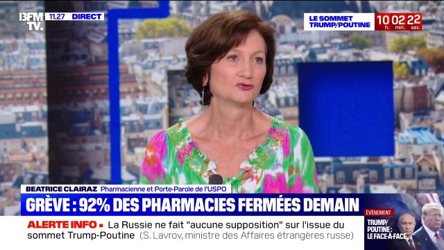 Grève des pharmaciens: Il faut maintenir la pression et le fait qu'on est en colère et qu'on ne veut pas lâcher , indique Béatrice Clairaz (USPO)