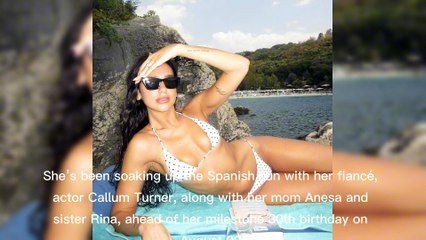 Dua Lipa Stuns in Tiny Bikini & Paddleboard Yoga with Fiancé Callum Turner in Ibiza