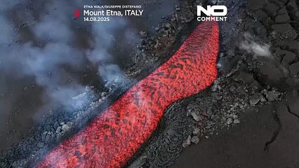 WATCH: Fresh eruption on Mount Etna sends lava down slopes