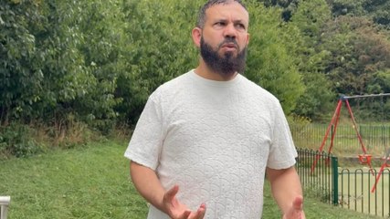 Wensley street resident, Mustafa, discusses issue with rubbish and anti social behaviour in the area