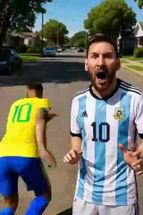 Cristiano Ronaldo suddenly transforms into a dinosaur… and now Neymar has to rescue him!🦖😱🔥
