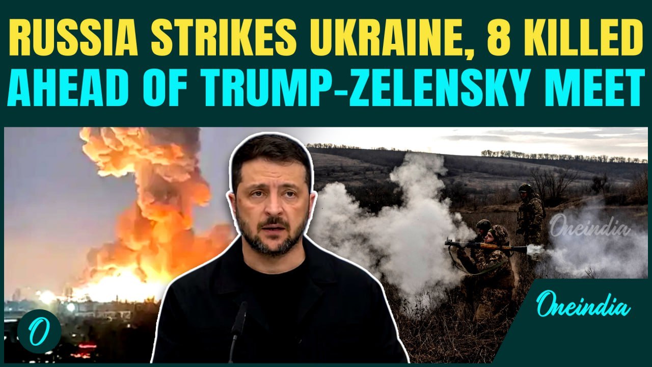 Russia Attacks Ukraine Right Before Zelensky Lands in Washington: Drones, Missiles Kill 8, Injure 35