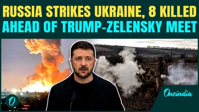 Russia Attacks Ukraine Right Before Zelensky Lands in Washington: Drones, Missiles Kill 8, Injure 35