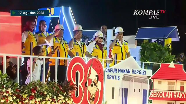 [FULL] Buat Prabowo & Gibran Berdiri, Deretan Mobil Unik Kementerian-Polri di Karnaval HUT ke-80 RI