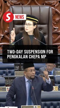 Pengkalan Chepa MP ejected from Dewan Rakyat, suspended two days