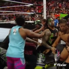 Triple H destroys Roman Reigns!!!   تربل اتش يدمر رومن  ريز !!!  WWE☝😈