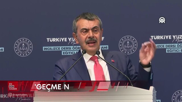 Bakan Yusuf Tekin 'İngilizce Dersi Öğretim Programı Eğitici Eğitimi' programında konuştu