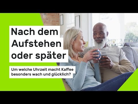 Nach dem Aufstehen oder später: Um welche Uhrzeit macht Kaffee besonders wach und glücklich?