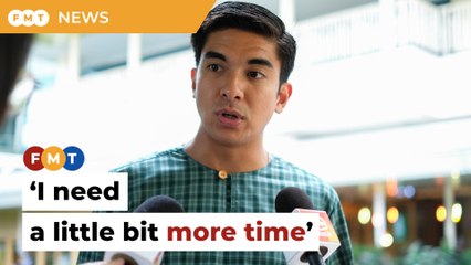 Syed Saddiq turns down offer to return as Muda president, for now