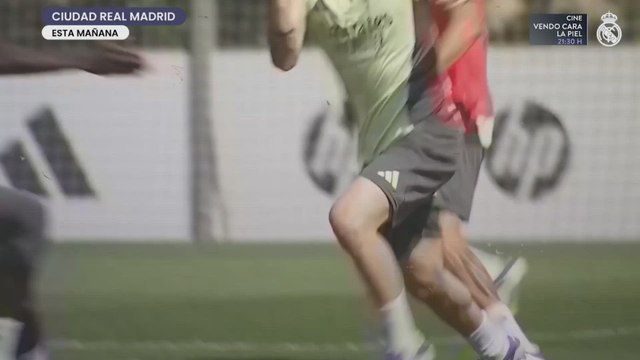 Entrenamiento Real Madrid: primero de Mastantuono