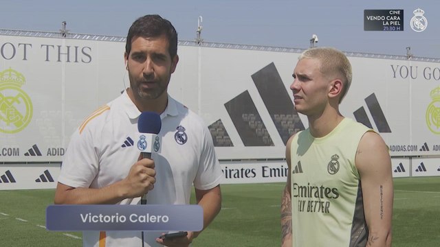Primeras palabras de Mastantuono tras el entrenamiento