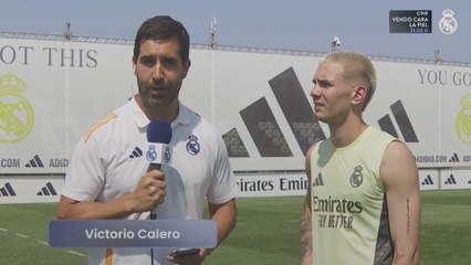 Primeras palabras de Mastantuono tras el entrenamiento