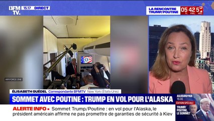 Sommet en Alaska avec Vladimir Poutine: Donald Trump dit ne pas être "ici pour négocier pour l'Ukraine"