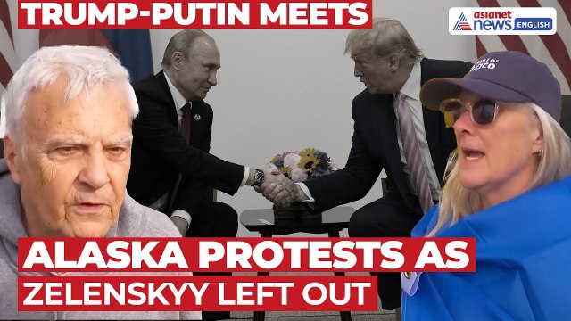 Fury In Alaska Ahead Of Trump-Putin Meet Without Zelenskyy
